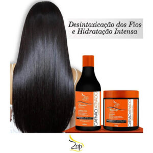 Zap Carvão Ativado - Kit Home Care Proteção e Brilho Intenso Duo (2 Produtos)