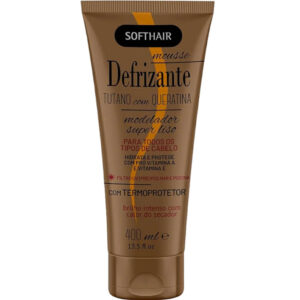 Soft Hair - Defrizante Tutano com Queratina Mousse Nutrição 400ml