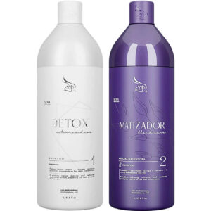 Zap Matizador Blond Care - Kit Tratamento Antiyellow Efeito Platinado 2x 1L