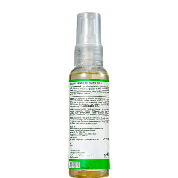 Griffus Vou de Babosa - Sérum Seiva Restauradora Protetor Térmico 60ml - Imagem 2