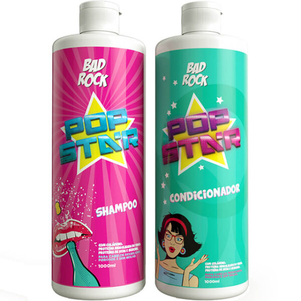Bad Rock Pop Star - Kit Cabelos Ressecados Salão Duo (2 Produtos)
