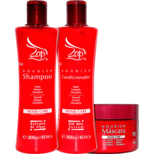 Zap Nourish - Kit Home Care Pós-Progressiva Trio (3 Produtos)