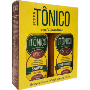 Retrô Super Tônico - Kit Redução de Queda e Crescimento (2 Produtos)