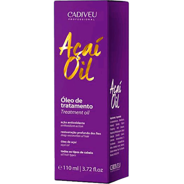 Cadiveu Açaí Oil - Óleo de Tratamento e Restauração Profunda 110ml - Imagem 3