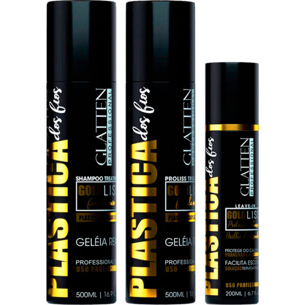 Glatten Plástica dos Fios - Kit Liso Absoluto Trio (3 Produtos)