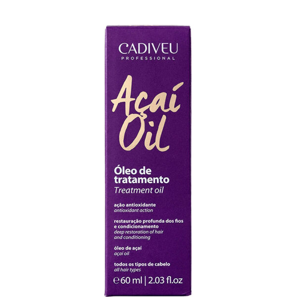 Cadiveu Açaí Oil - Óleo de Tratamento e Restauração Profunda 60ml - Imagem 3