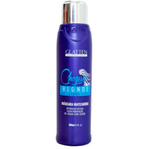 Glatten Choque Blonde - Máscara Matizadora Efeito Branco Acinzentado 300ml
