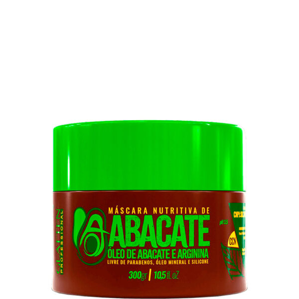 Glatten Abacate - Máscara Nutritiva Óleo de Abacate e Arginina 300g