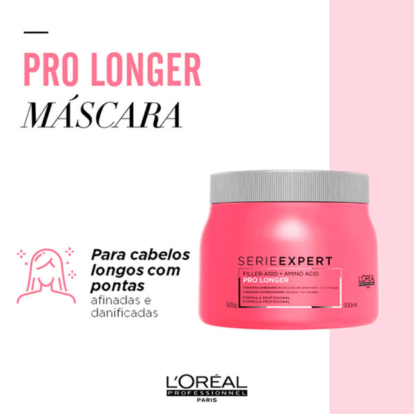 L'Oréal Professionnel Pro Longer - Kit Preenchimento de Pontas Cabelos Grossos Fracionado (3 Produtos) - Imagem 5