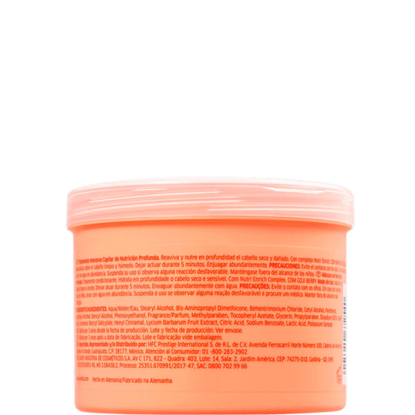 Wella Invigo Nutri-Enrich - Máscara de Nutrição Profunda Fracionada 125ml - Imagem 2