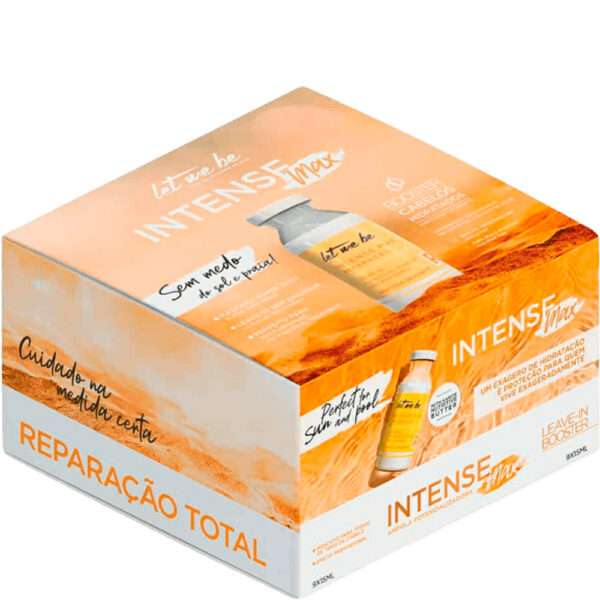 Let Me Be Intense Max - Ampola Leave-in Booster de Reparação e Hidratação 9x 15ml