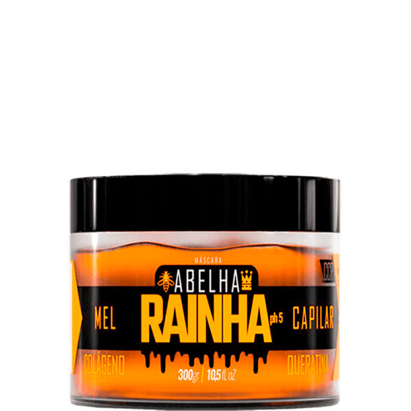 Glatten Abelha Rainha - Máscara Mel Capilar Colágeno e Queratina 300g