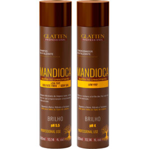 Glatten Mandioca - Kit Auxílio no Crescimento Manutenção (2 Produtos)
