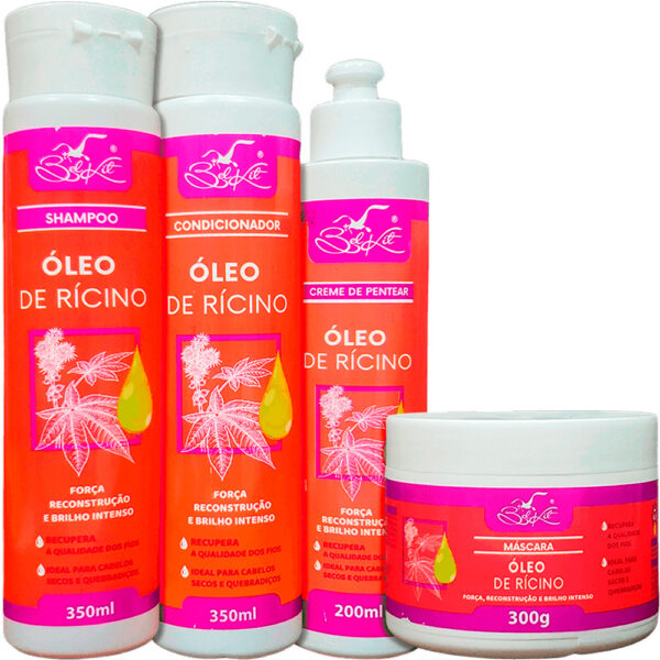 Belkit Óleo de Rícino - Kit Reparação Capilar (4 Produtos) - Imagem 2