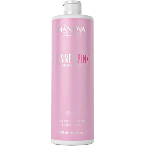 Hanova Expert Tonner Pink - Máscara Matizadora Efeito Champagne Bege 500ml