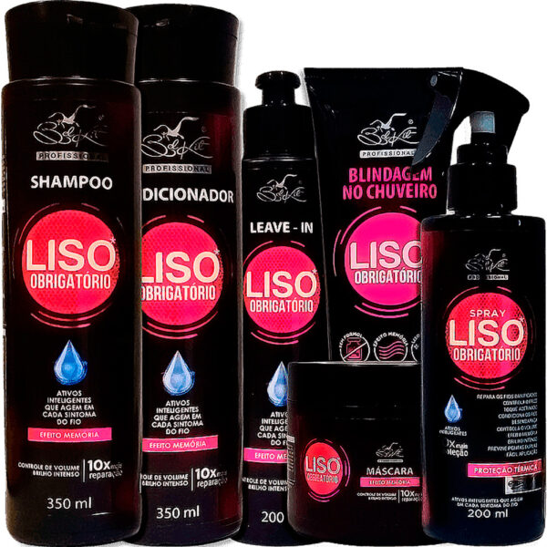 Belkit Liso Obrigatório - Kit Controle de Volume Efeito Memória Completo (6 Produtos)