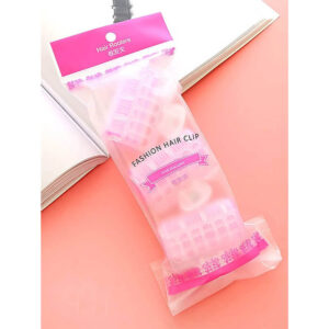 Nobrand - Kit Bobes de Cabelo com Velcro e Presilha Rosa (3 Peças)
