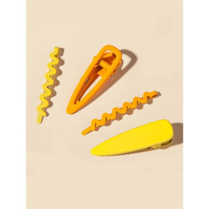 Nobrand - Kit Grampos de Cabelo Acrílico Multicor (12 Peças)