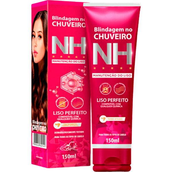 Belkit NH New Hair - Máscara Blindagem no Chuveiro Liso Perfeito 150ml - Imagem 2