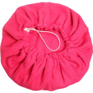 N&S - Touca Toalha de Microfibra Dupla Camada Antifrizz Rosa