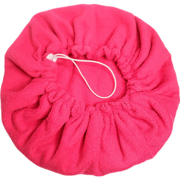 N&S - Touca Toalha de Microfibra Dupla Camada Antifrizz Rosa