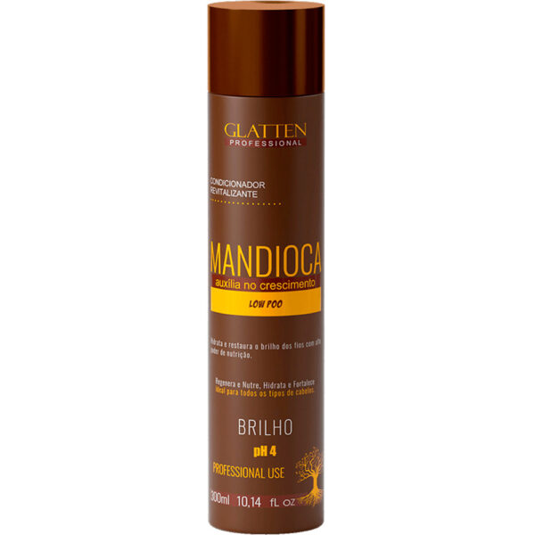 Glatten Mandioca - Condicionador Auxílio no Crescimento 300ml