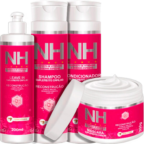Belkit NH New Hair - Kit Reconstrução Capilar (4 Produtos) - Imagem 2