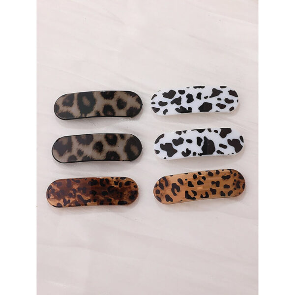 Nobrand - Kit Grampos de Cabelo Estampa Oncinha Multicor (6 Peças) - Imagem 2