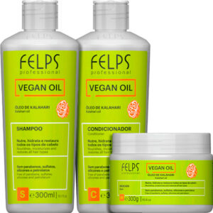 Felps Vegan Oil - Kit Óleo de Kalahari Trio (3 Produtos)