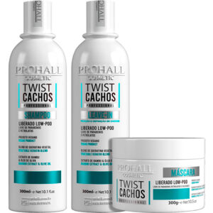 Prohall Twist Cachos - Kit Ultra Hidratante Low Poo Trio (3 Produtos)