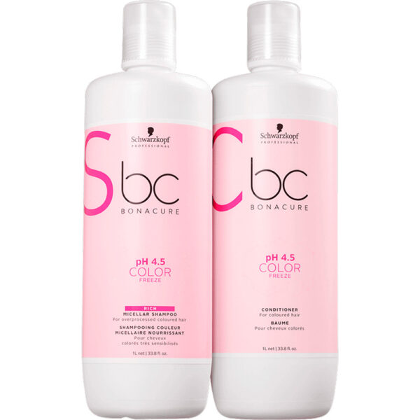 Schwarzkopf BC Bonacure Color Freeze - Kit Sulfate-Free Duo Salão (2 Produtos)