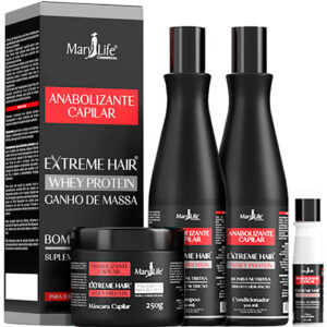 Mary Life Anabolizante Capilar - Kit Nutrição e Suplementação Capilar (4 Produtos)