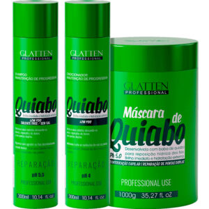 Glatten Quiabo - Kit Manutenção de Progressiva Trio (3 Produtos)