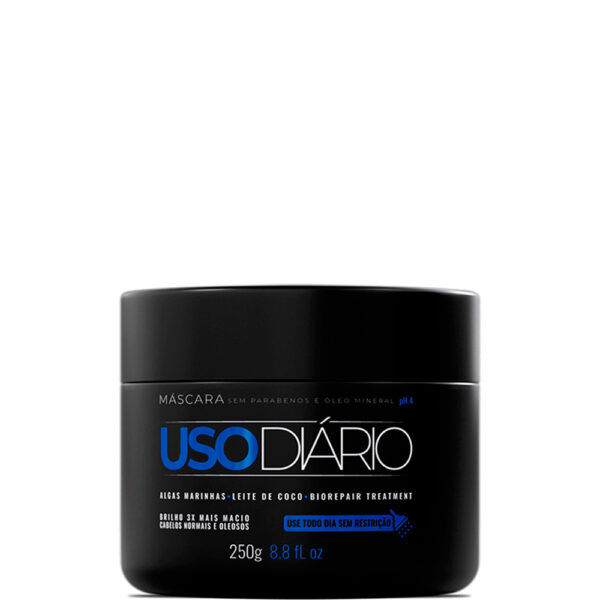 Glatten Uso Diário - Máscara Algas Marinhas Leite de Coco 250g
