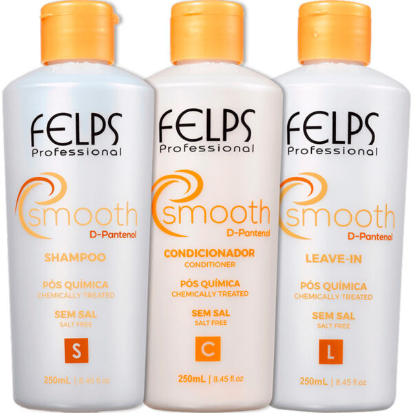 Felps Smooth - Kit Proteção Pós Química (3 Produtos)