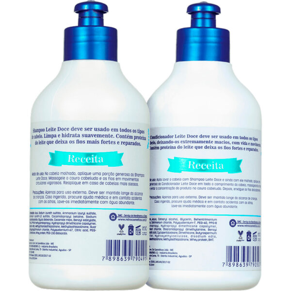 Retrô Leite Doce - Kit Hidratante Proteína do Leite Duo (2 Produtos) - Imagem 2