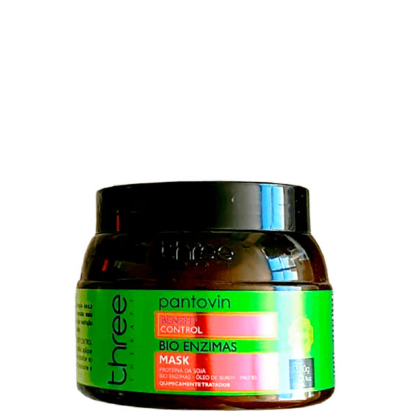 Three Therapy Pantovin Benefit Control - Máscara Pós Química Bio Enzimas 500ml