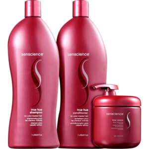 Senscience True Hue - Kit para Cabelo Tingido Hidratação Salão (3 Produtos)