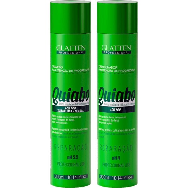Glatten Quiabo - Kit Manutenção de Progressiva Duo (2 Produtos)