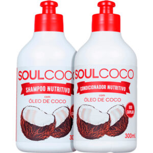 Retrô Soul Coco - Kit Nutritivo Óleo de Coco Manutenção (2 Produtos)