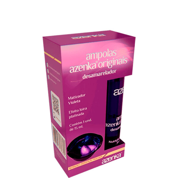 Azenka Chantilly - Ampola Desamareladora Efeito Mousse Loira Platinada 15ml - Imagem 2